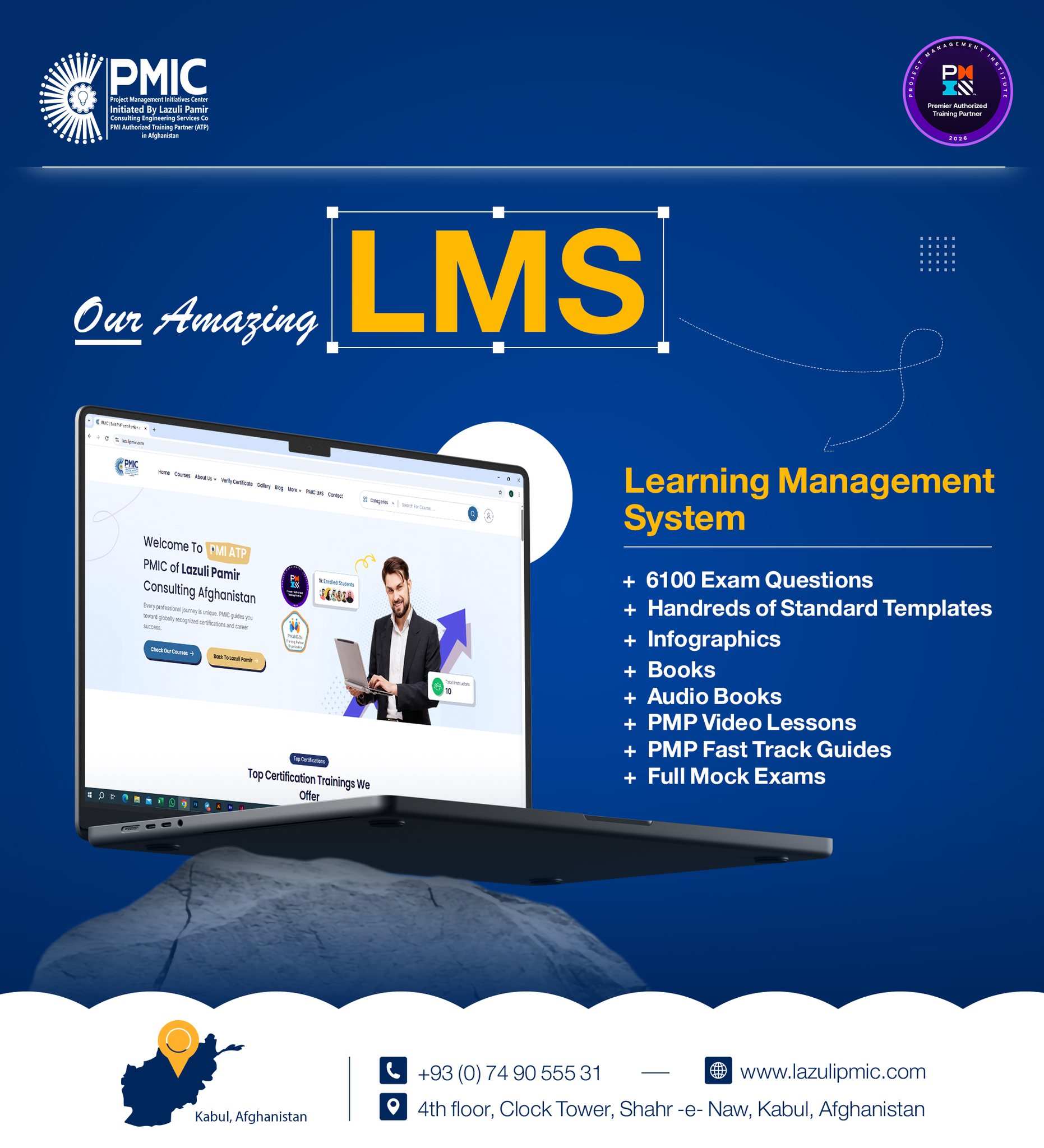 Advanced Learning Management System (LMS) – PMIC of Lazuli Pamir Consulting